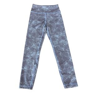 Balance collection size medium floral taupey pink flower legginga